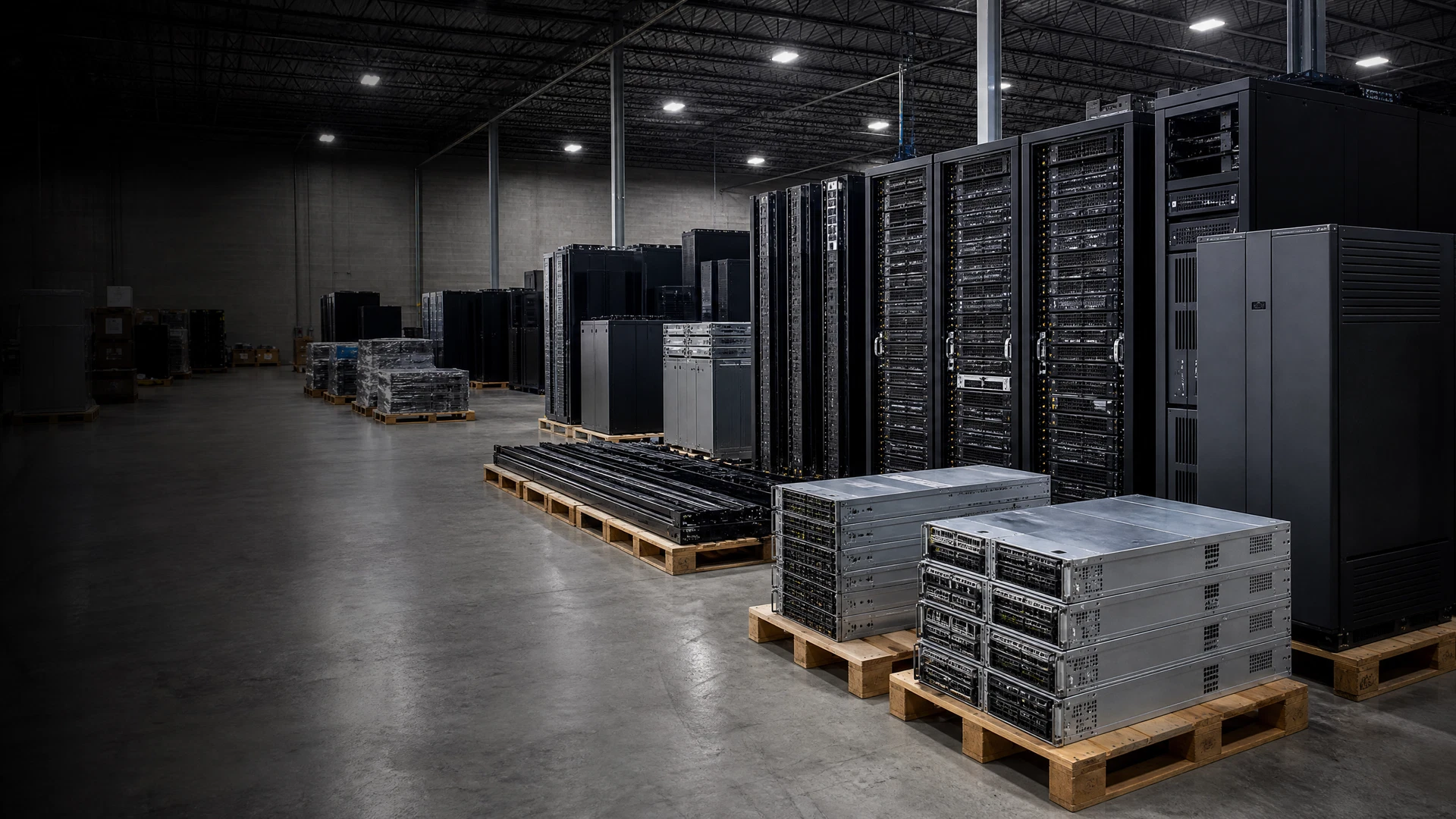 Illustrative data center infrastructure related to Industries